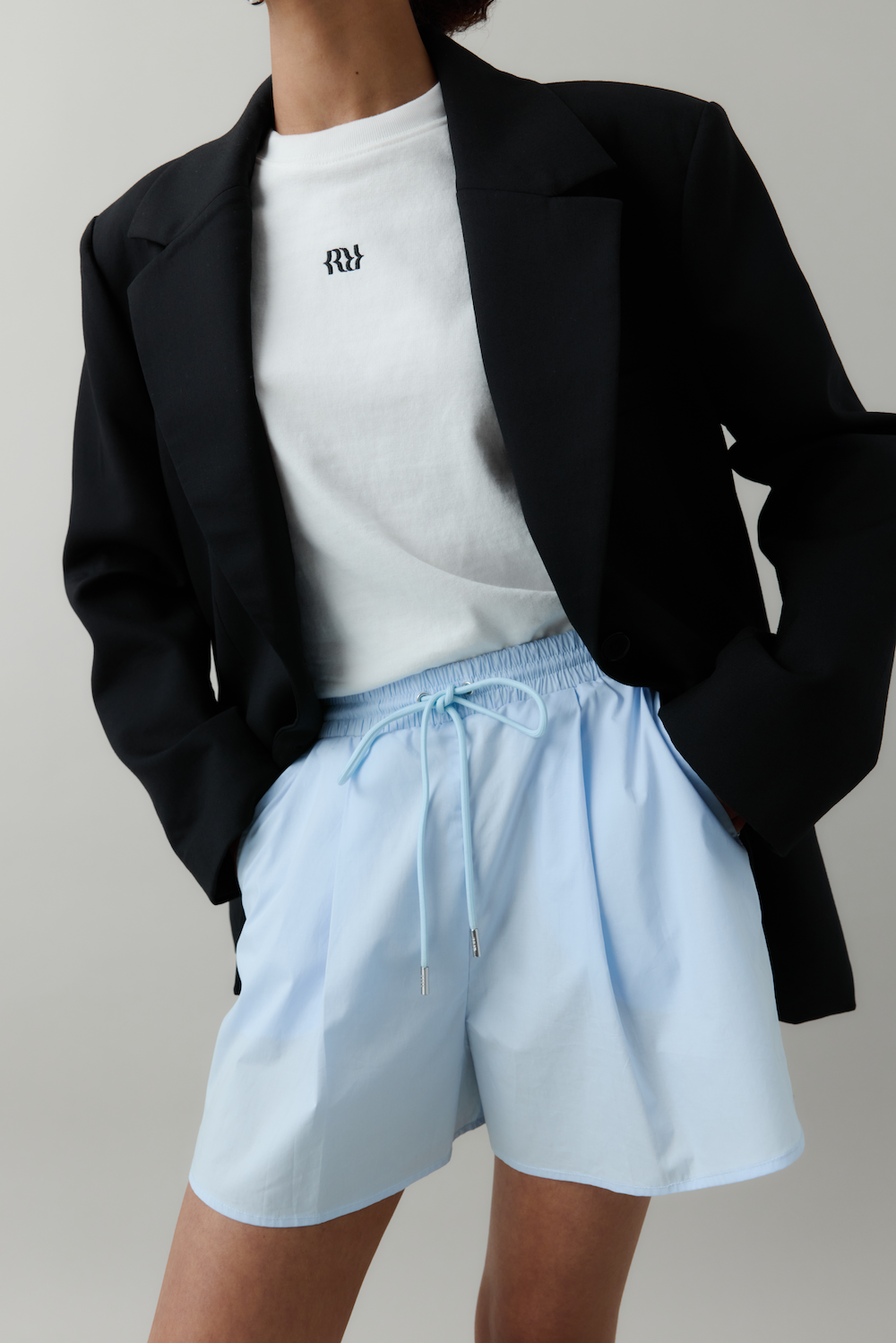 Cotton Drawstring Shorts