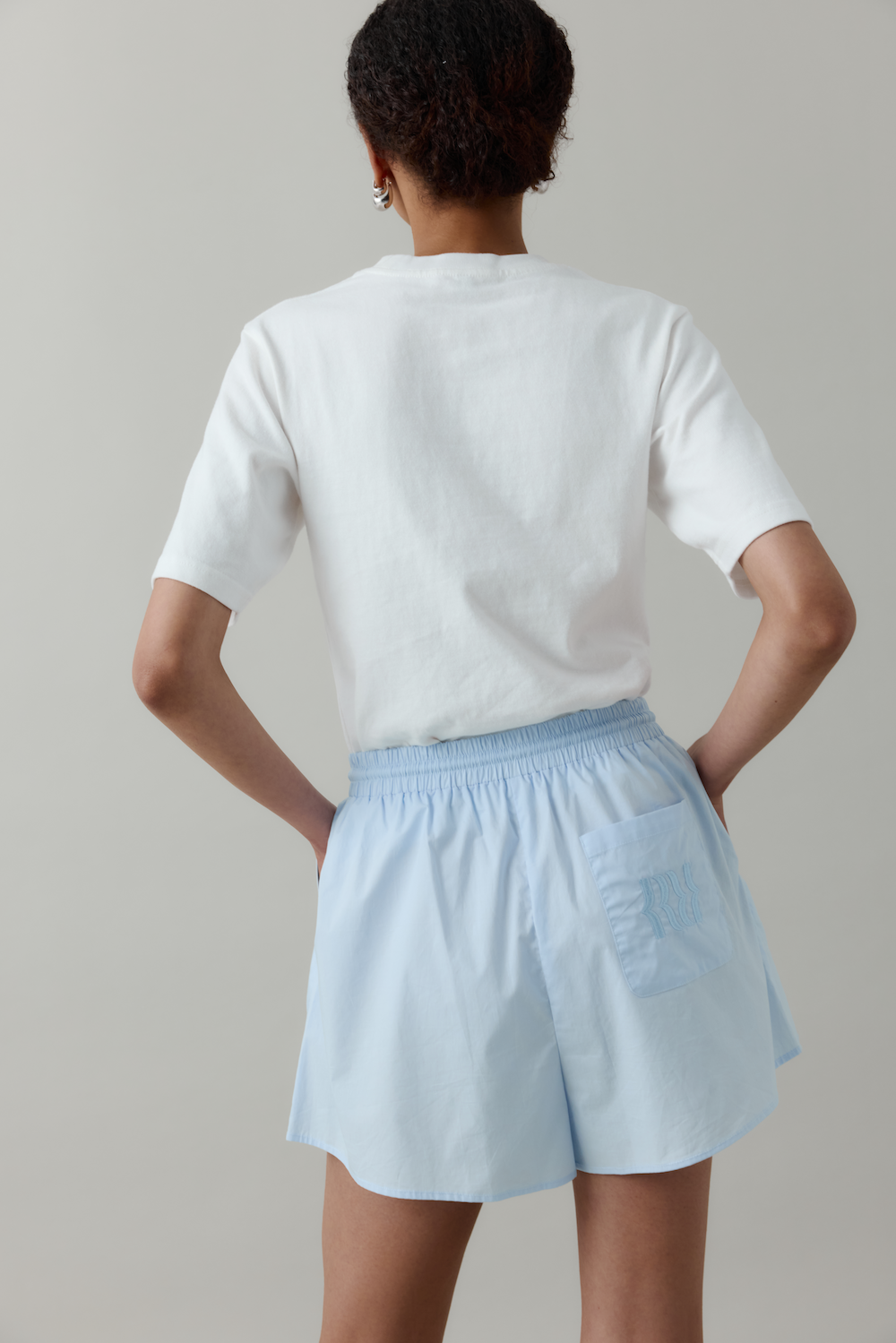 Cotton Drawstring Shorts