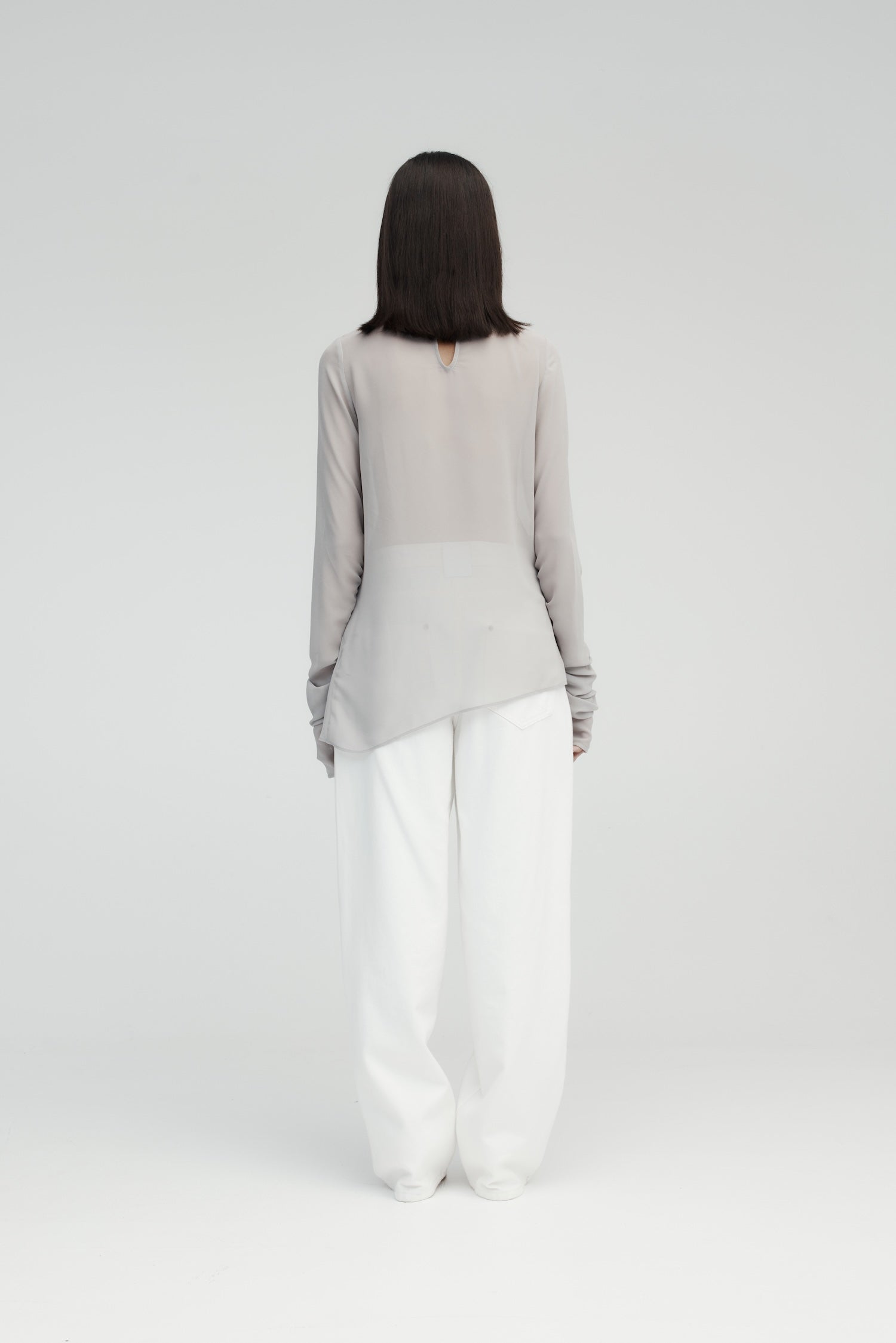 Long Sleeve Draped Top