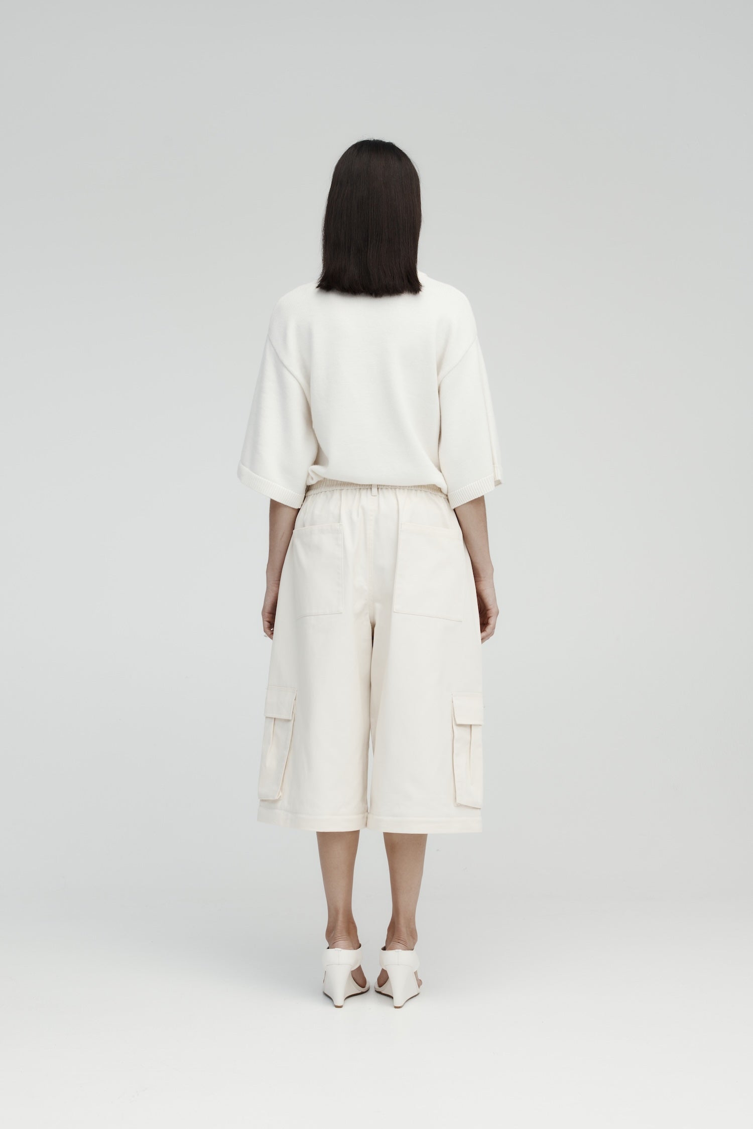 Short Sleeve Shoulder Knit