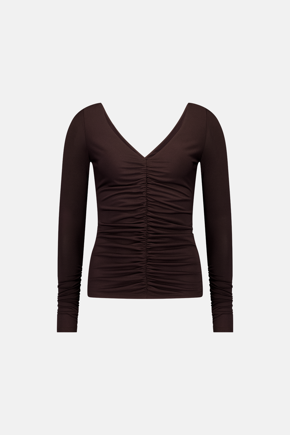 Ruched Long Sleeve Top