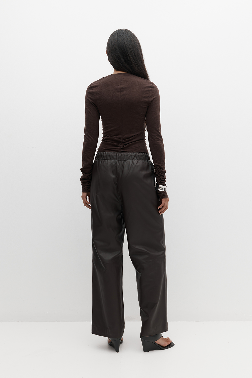 Merino Ruched LS Tee