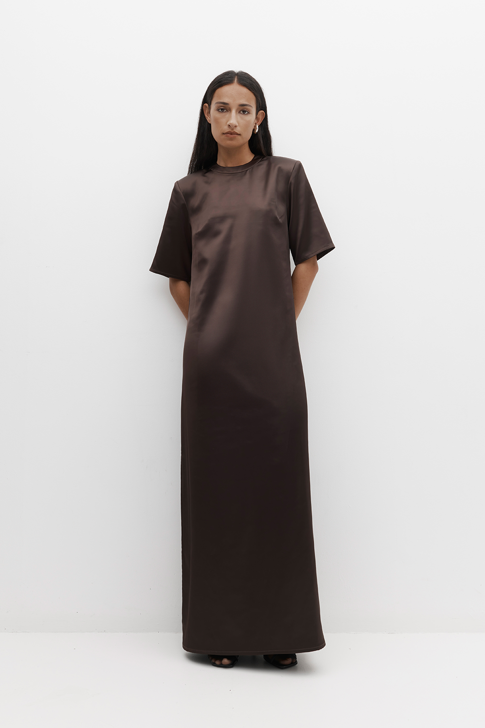 Satin Tee Dress