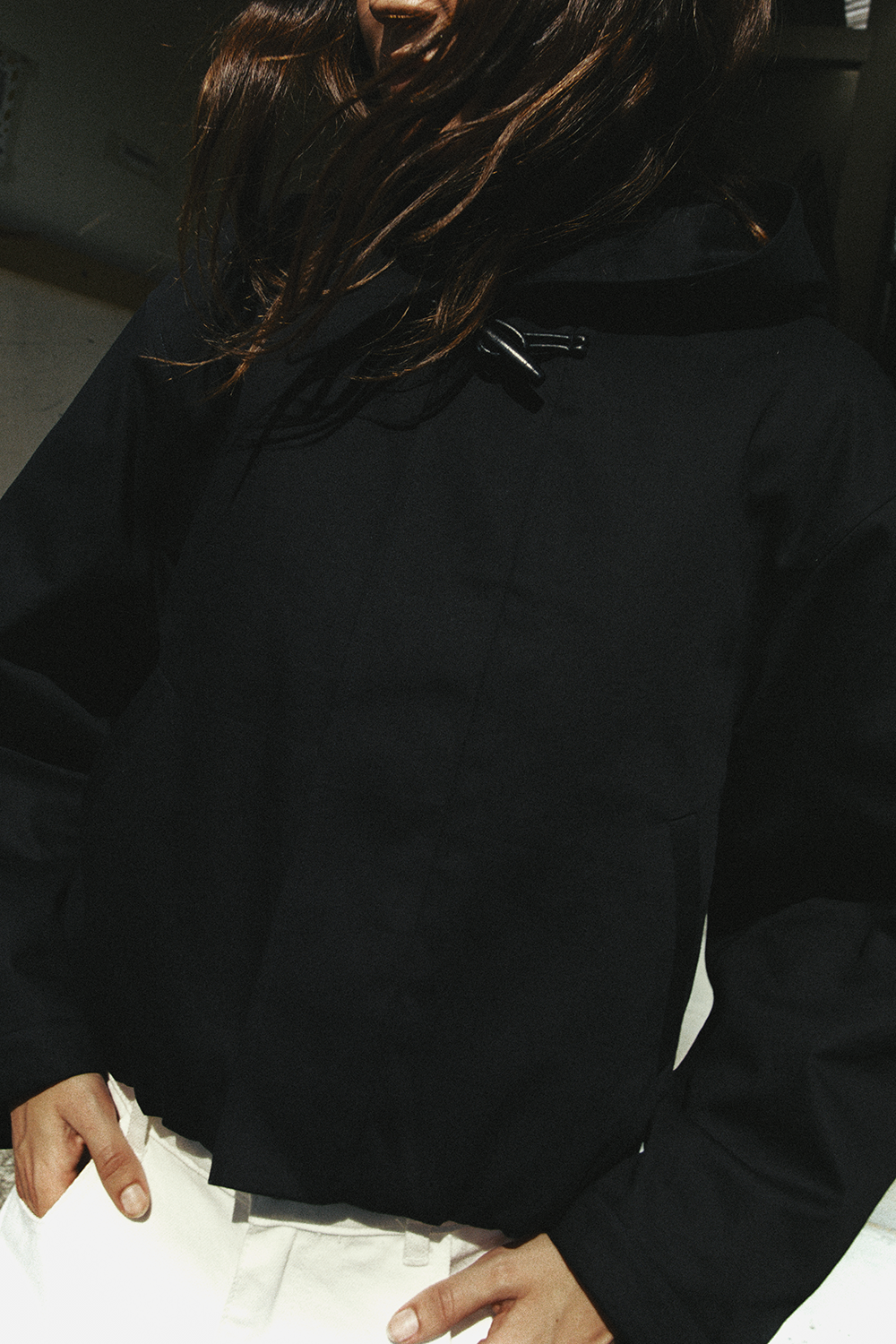 Cropped Cotton-Drill Jacket