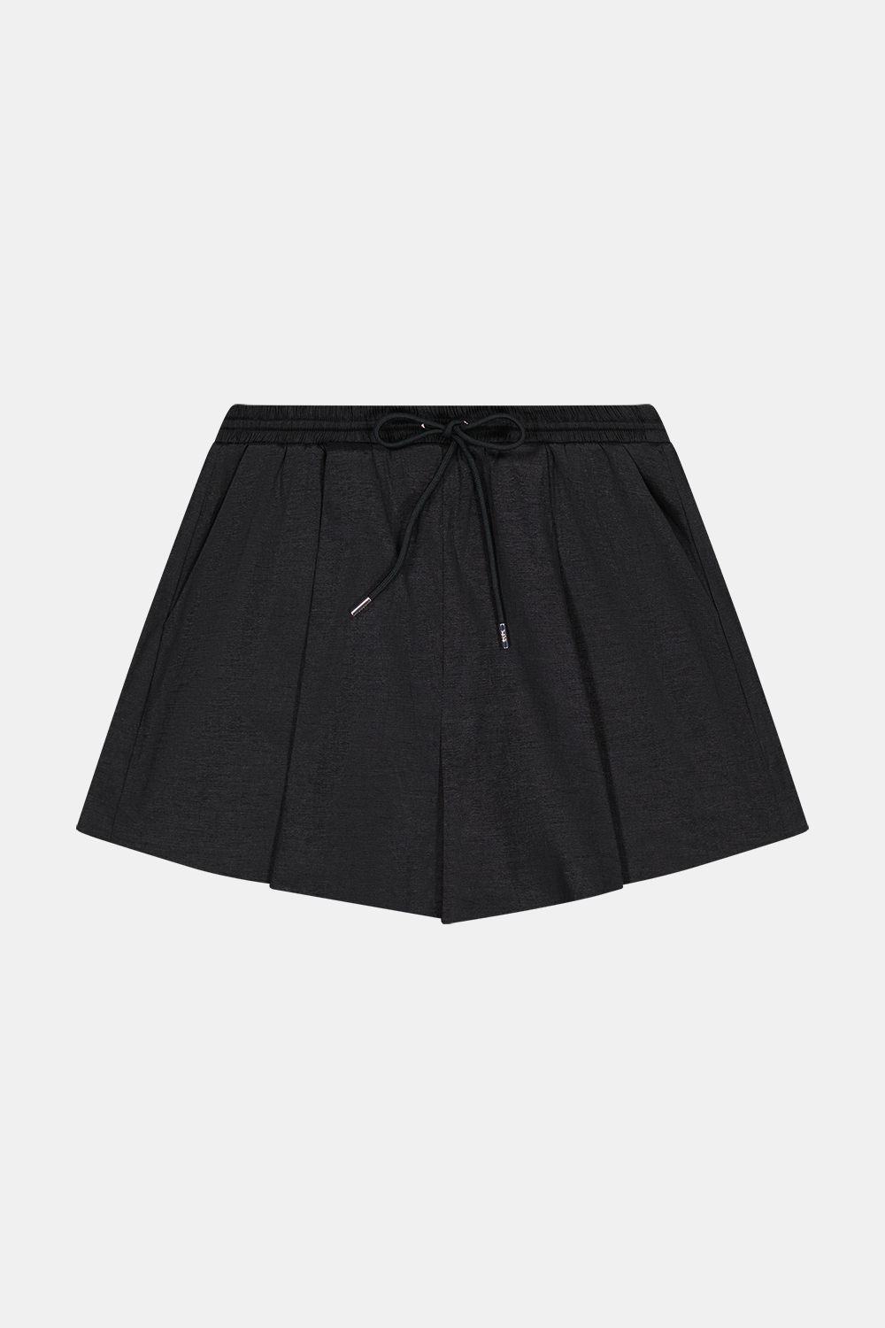 Taffeta Drawstring Shorts