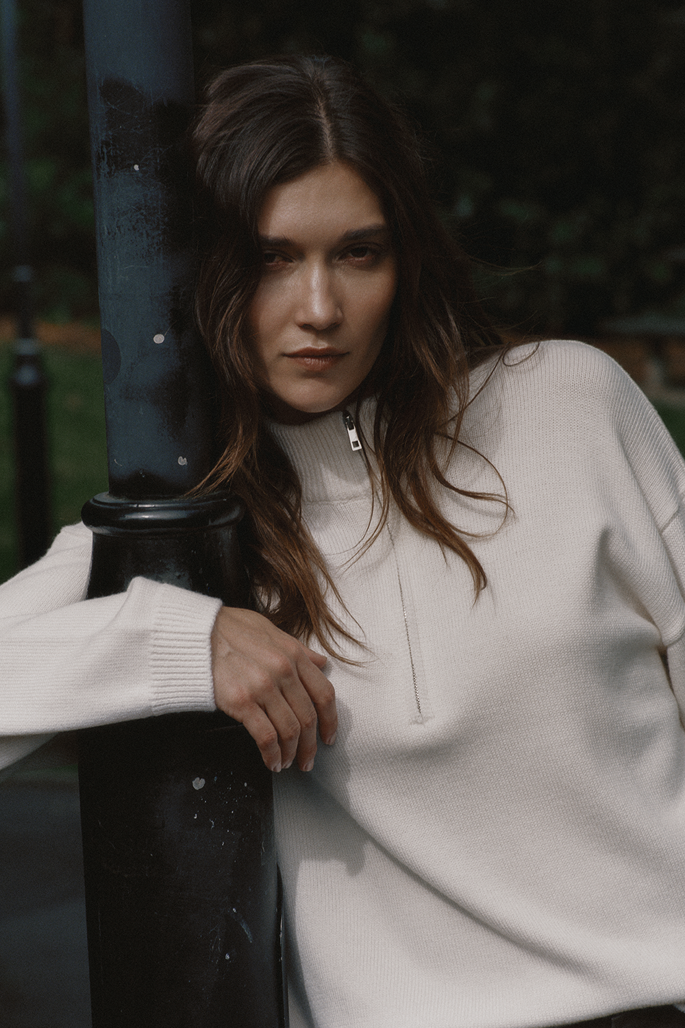 Half-Zip Knit Sweater