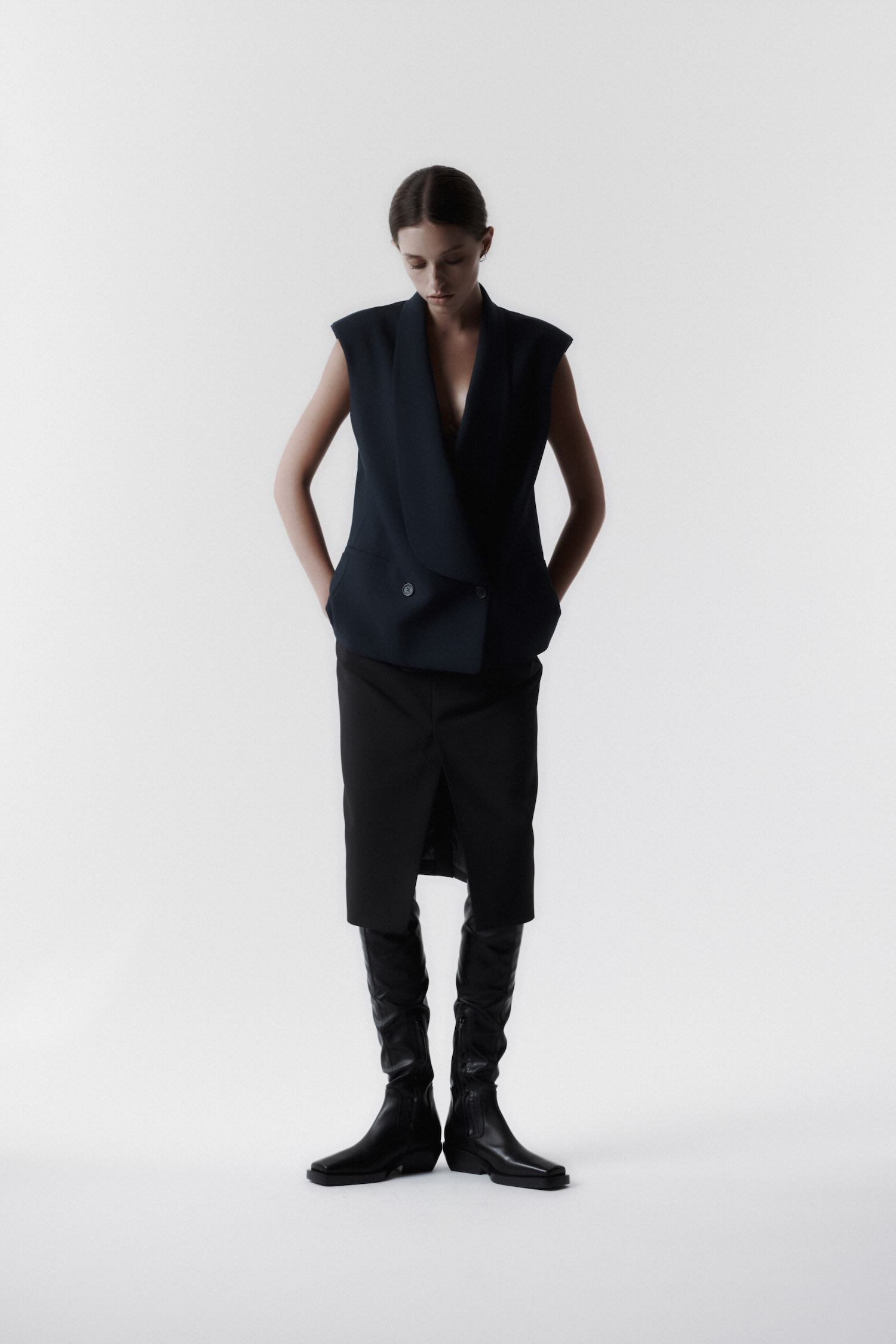 Long Lapel Vest