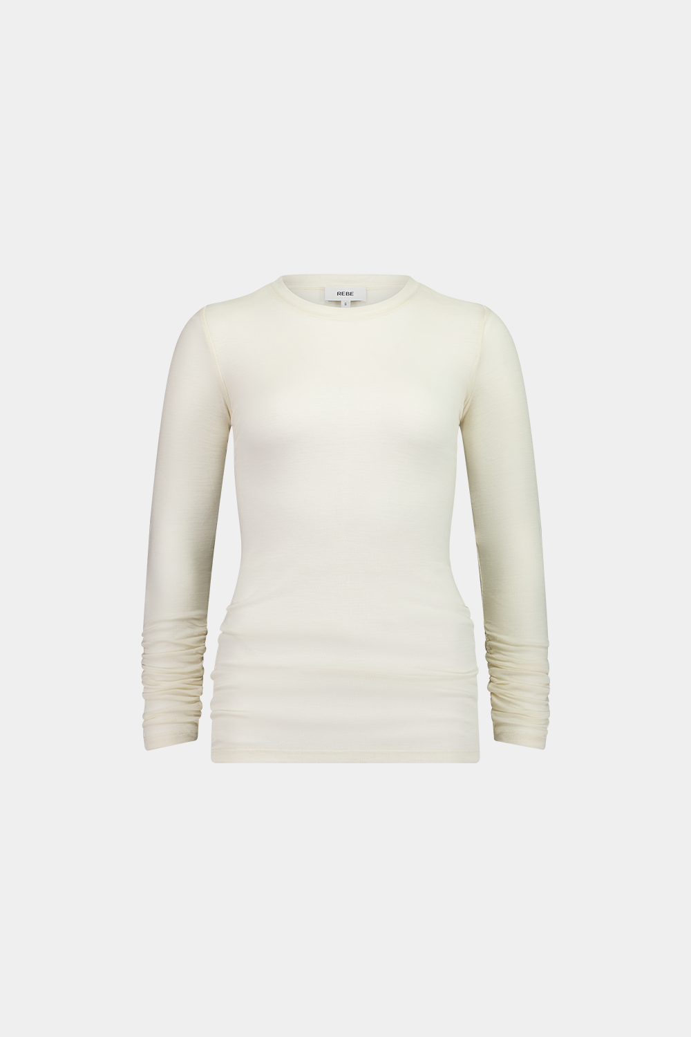 Ruched Long Sleeve Merino
