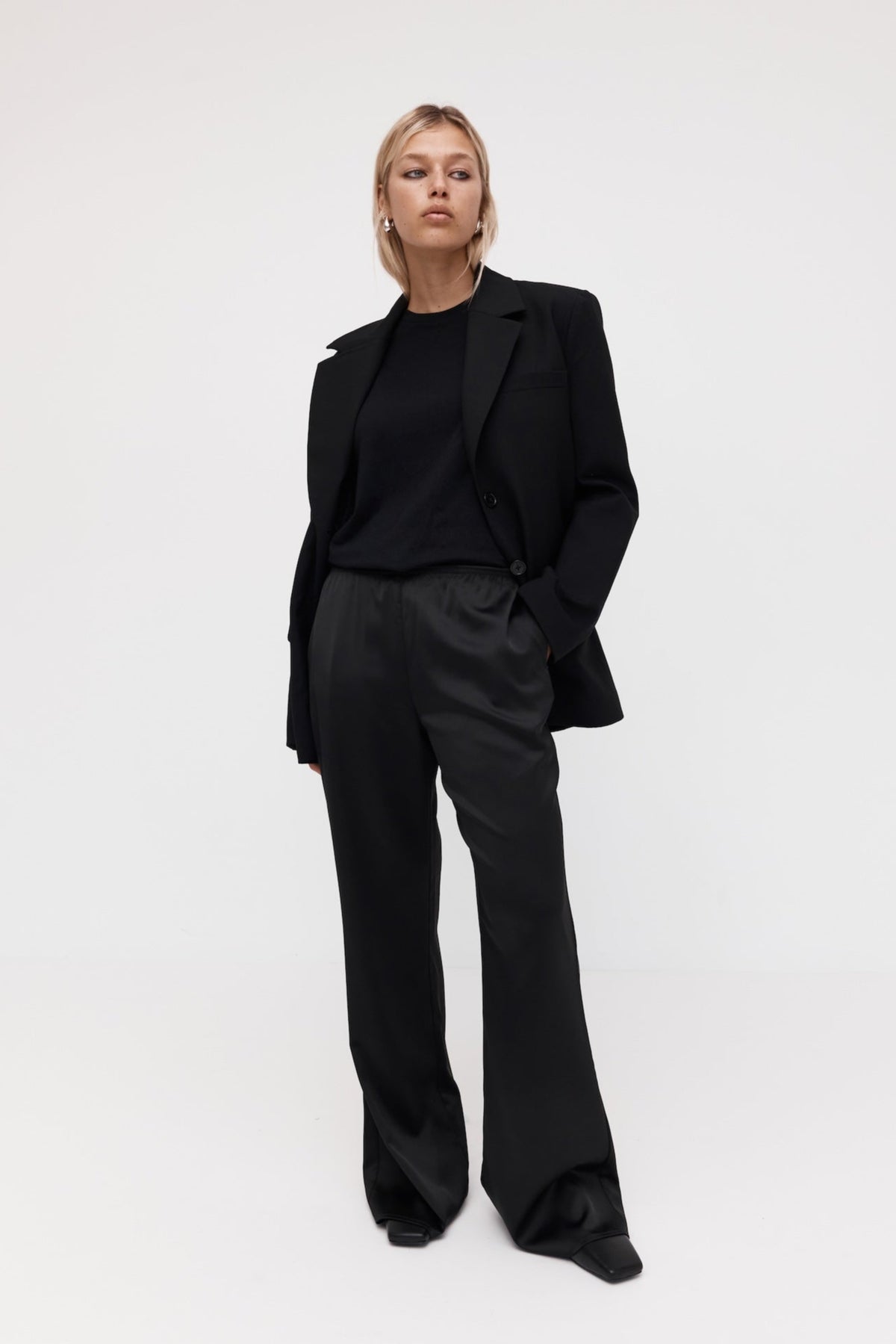 Satin Pull On Trouser