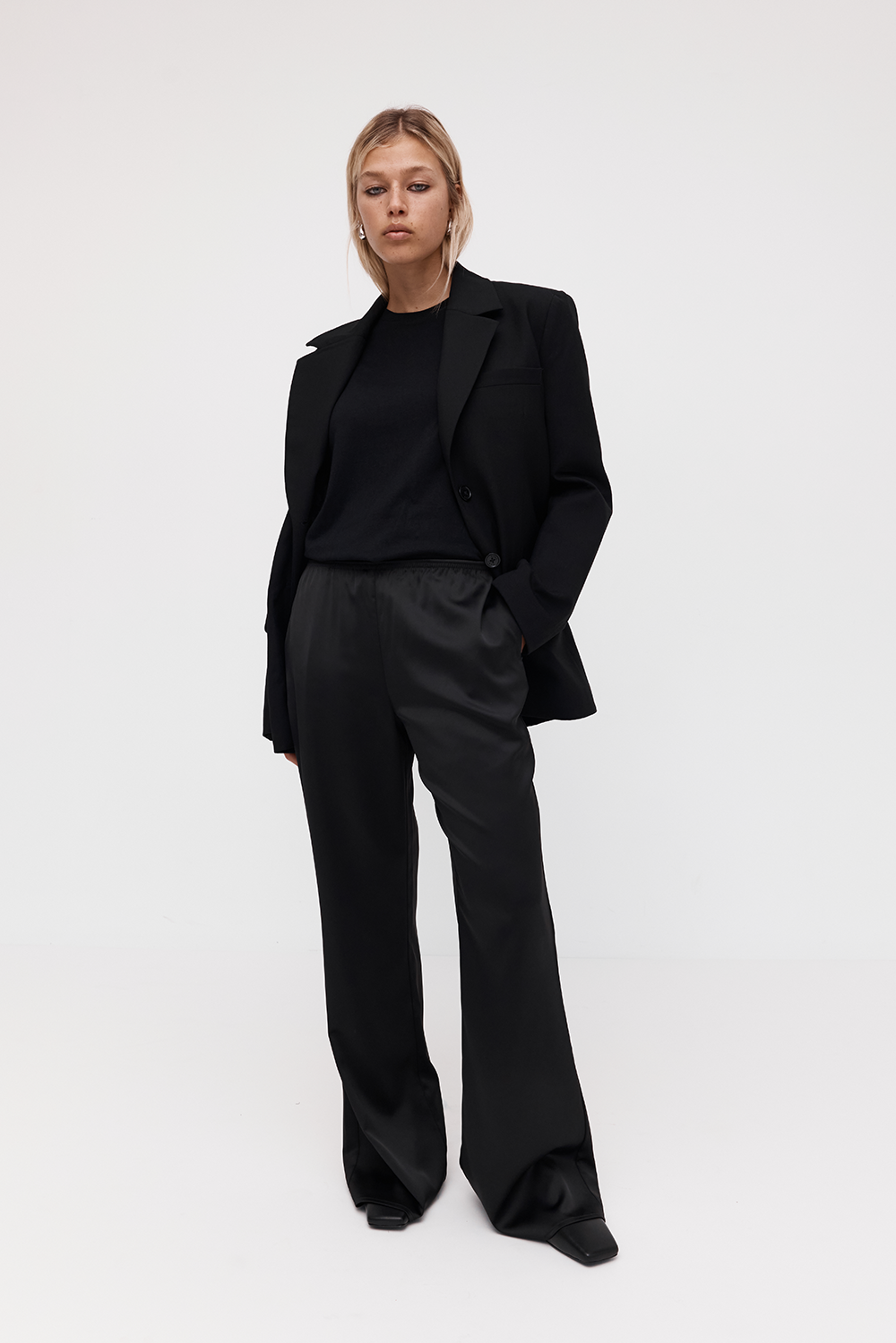Satin Pull On Trouser